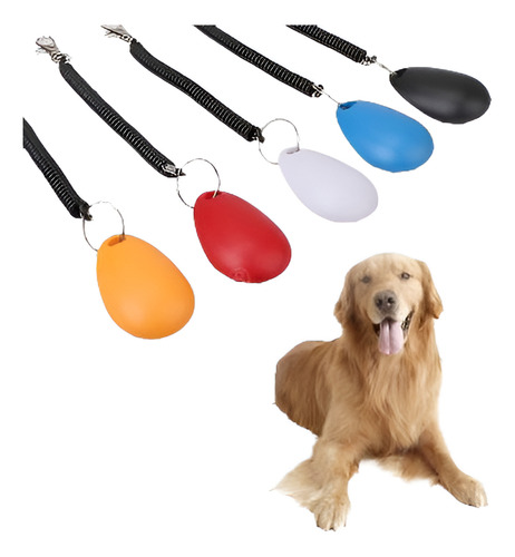 5pcs Para Mascotas Perro Entrenamiento Clicker Entrenador Ma