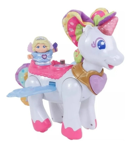 Muñeco Pony  Gran Unicornio Interactivo Magico Con Princesa 