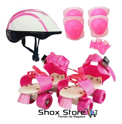 Patines Infantiles Extensibles Artistico Casco Protecciones