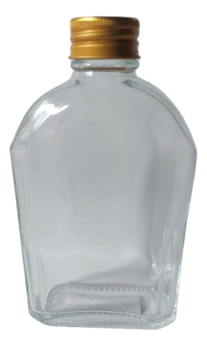 12 Botella Anfora Pachita 250 Ml Tapa Metalica