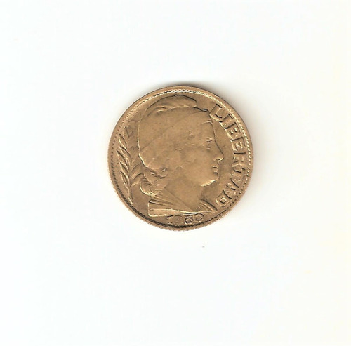 Monedas Argentinas 20 Centavos De 1950 5 Con Paralelas Ex