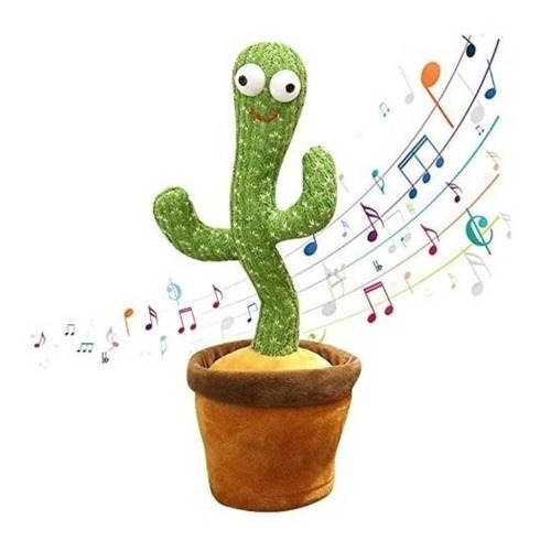  Cactus Bailarin Imita Voz, Musical, Bailarin Juguete Felpa