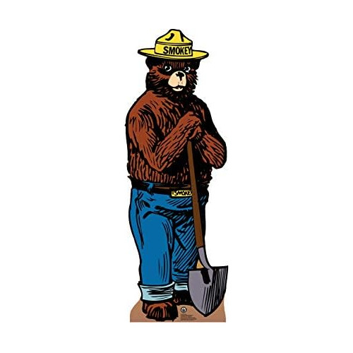 Figura De Cartón Tamaño De Smokey Bear De Servicio Fo...