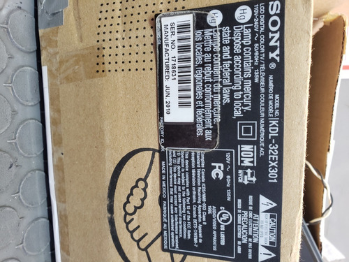 Fuente De Poder Sony Kdl 32ex301 (Usado)