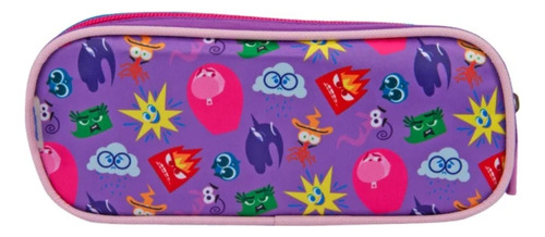 Kit Escolar Mochila Lonchera Y Lapicera Ruz Intensamente Morado