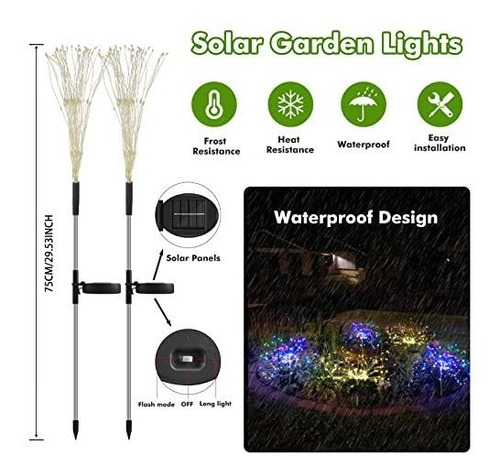 Luces Solares Para Jardín Luces Solares Para Fuegos Artifici
