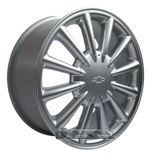 Jogo De Rodas Aro 17 Omega Cd Powertech 5x110 Cor Prata Especial