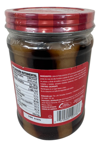 Smuckers Goober Fresa Con Crema De Cacahuate Untable 510g