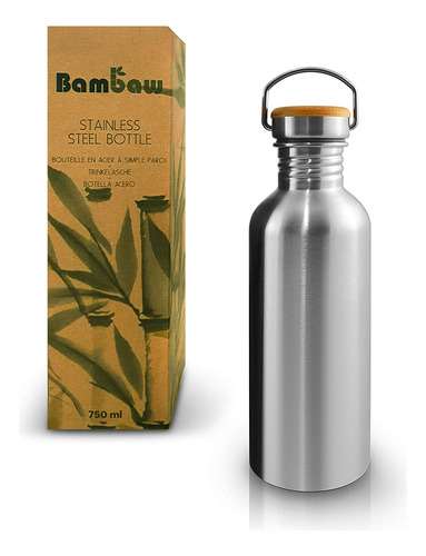 Bambaw Botella De Agua | Botella De Agua De Acero Inoxidable