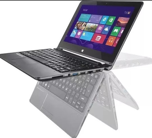 Carcasa Superior E Inferior De Netbook Bgh T295 Sin Teclado Gris