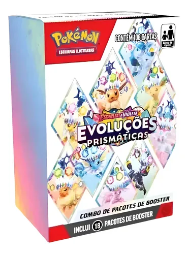 Combo De Booster Ev8.5 - Evoluções Prismáticas - Copag . Sq 5222663424497