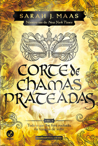 Corte de chamas prateadas (Vol. 4 Corte de espinhos e rosas), de Maas, Sarah J.. Corte de espinhos e rosas (4), vol. 4. Editorial Editora Record Ltda., tapa mole en português, 2021