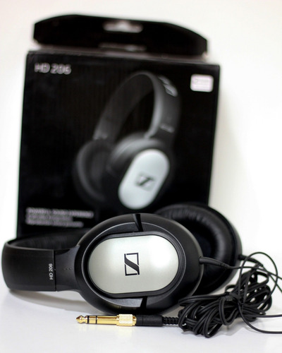 Auricular Sennheiser Hd 206 Cerrado Color Plata
