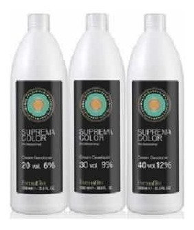 Oxidante Farmavita Suprema Color X12u X1000ml 10,20,30,40v