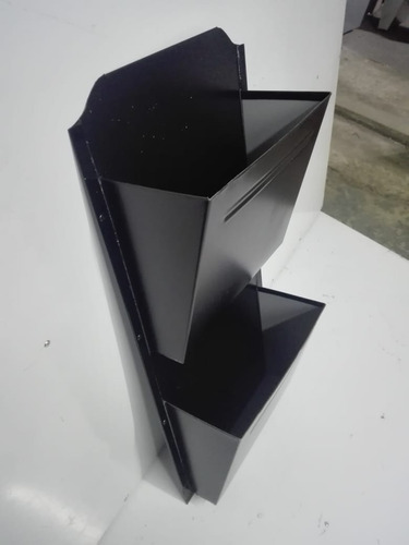 Imagen 6 de 7 de Revistero Fichero Zinc Doble Color Decoracion