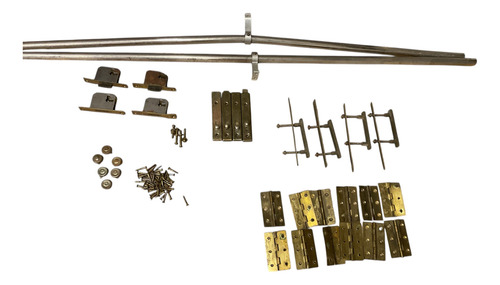 Herrajes Kit Para Roperos O Muebles Barral, Bisagras, Manija (Usado)