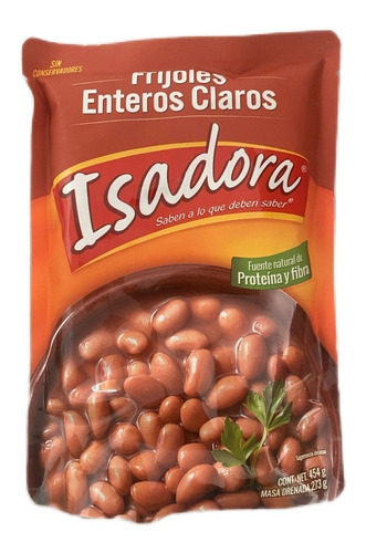 Caja Frijoles Enteros Bayos Isadora De 454 Grs Con 12 Piezas