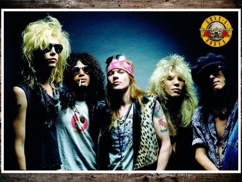 Guns And Roses Poster 47x32cm 300grms