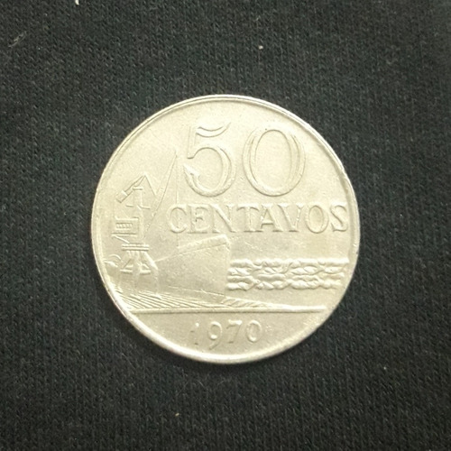 Moneda Brasil 50 Centavos 1970 - Cod.338