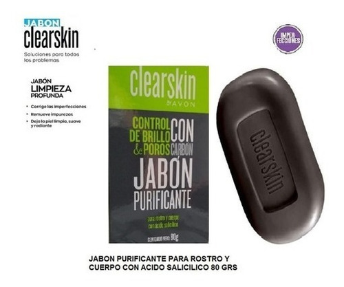 Jabón Clearskin Avon