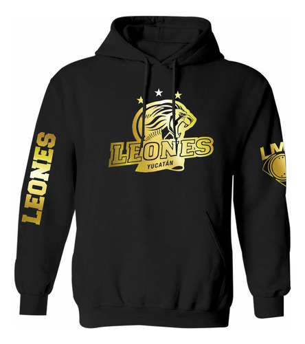 Sudadera Mod Leones De Yucatán Lmb Edición Gold