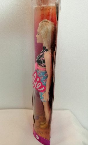 Muñeca Barbie Fashionistas #202 Curvy Con Cabello Rubio