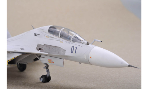 Maqueta Avión Russian Su-30mkk Flanker G 1/72 Trumpeter