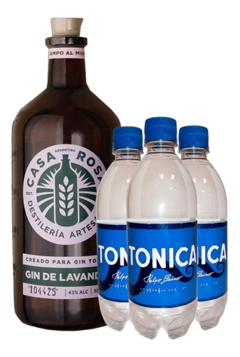 Gin Casa Rosa + 3 Tónicas 