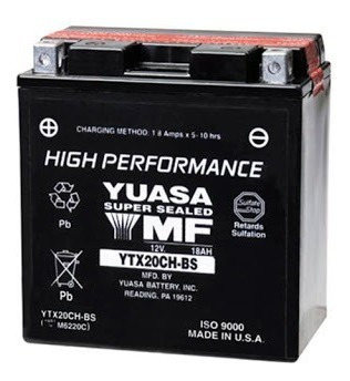 Bateria Yuasa Ytx20ch-bs Vulcan 1500 1600 1700 Suzuki 1800