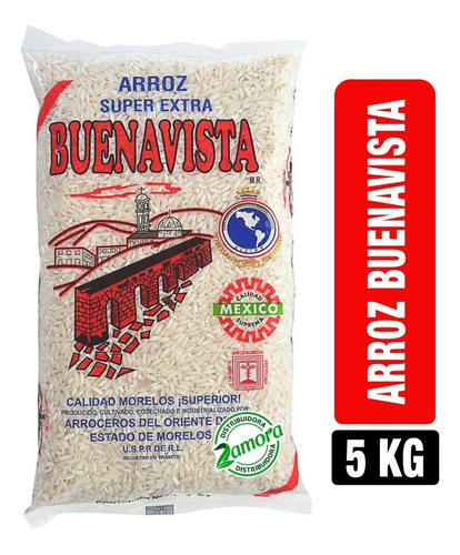 Arroz Buenavista Super Extra Edo. Morelos Granel 5kg