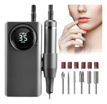Comprar Torno Para Uñas Profesional 35000 Rpm Portatil Recargable Inalambrico Con 6 Brocas Y Pantalla Lcd Para Manicura Y Pedicura Negro