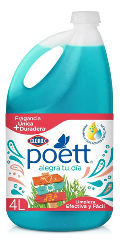 Limpiador Multiusos Aromatizante Poett Alegra Tu Día 4 L
