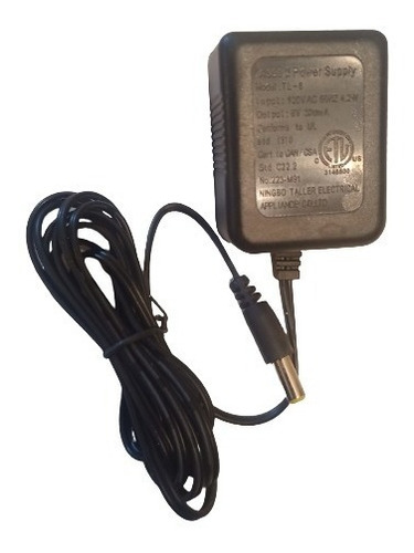 Adaptador Transformador Corriente Dc 6v 300 Mah