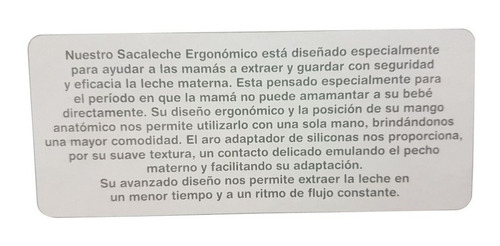 Imagen 9 de 9 de Sacaleche Succionador De Leche Extractor Lactancia - Bebes Mamas Mamadera Leche Materna