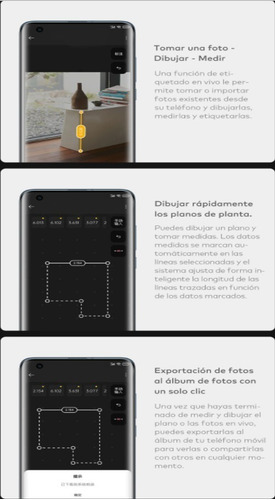 Hoto Medidor De Distancia Láser Smart Xiaomi Bluetooth 30mt