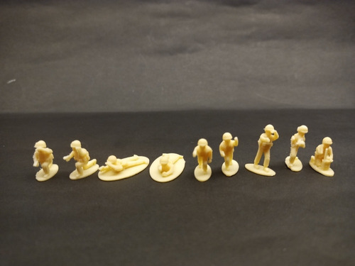 Soldados Escala Ho X 10 Unidades. Maquetas Trenes Imp 3d