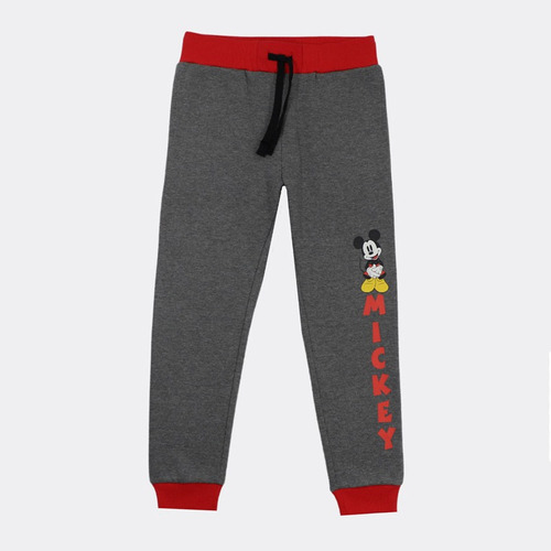 Pantalón De Buzo Mickey Mouse Gris Tbc