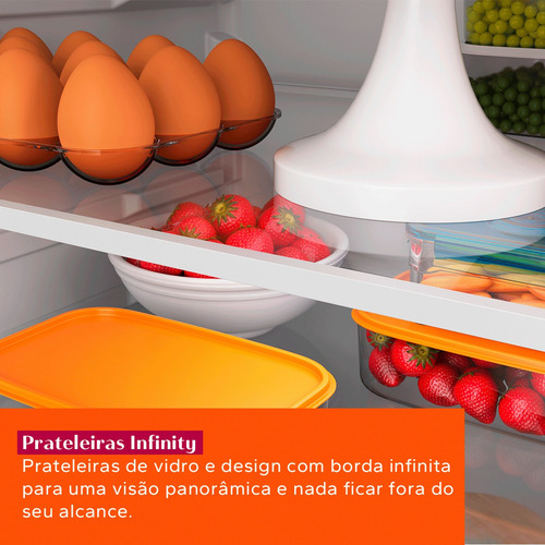 Geladeira Frost Free Brm55fk Duplex 463l Inox Brastemp Inox