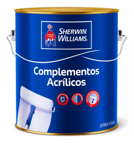 Selador Acrílico Para Paredes 3,6 Litros - Sherwin Williams Cor Branco