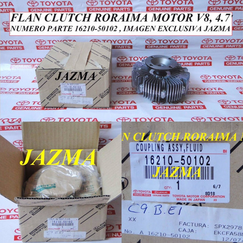 Flan Clutch Toyota Roraima V 8 4.7 L Motor 2uzfe Original 