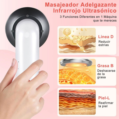 Masajeador Ultrasónico, Masajeador Corporal Multifuncional.