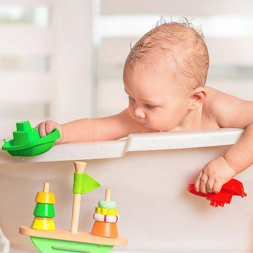 Barco De Juguete Para Baño De Bebé Juguetes Apilables Para B