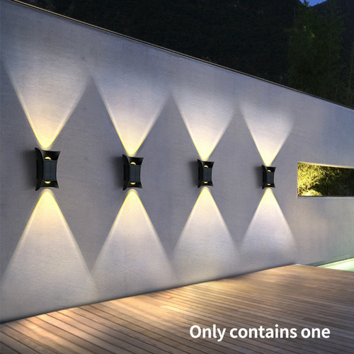 Lámpara De Pared Led Con Sensor De Cuerpo Solar, Decoración