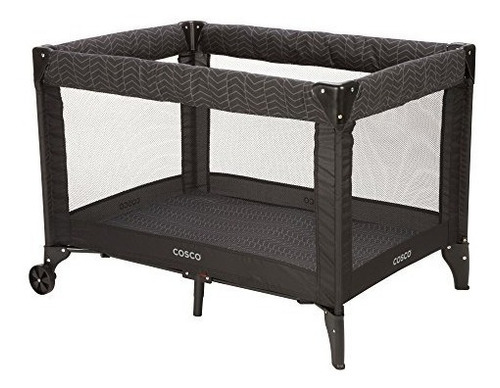 Cuna Corral Bebe Cosco Deluxe Funsport Black Arrows 