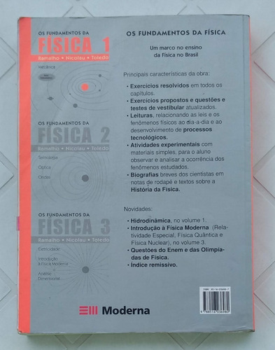 Os Fundamentos Da Física - Volume 1 - Ramalho