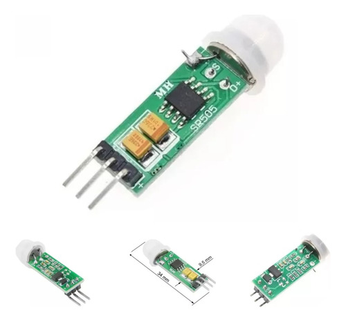 Mini Sensor De Movimento Presença Pir Hc-sr505 P/ Arduino