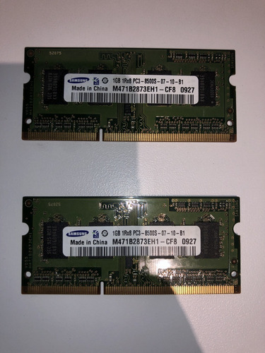 Memoria Ram Ddr3 1066 Mhz Samsung 2gb 1rx8 Pc3 8500s 7-10-b1