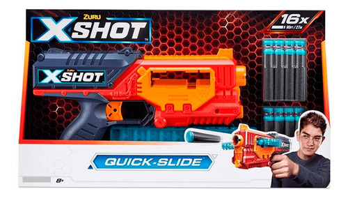 Pistola Lanza Dardos Zuru X-shot Excel Quick Slide