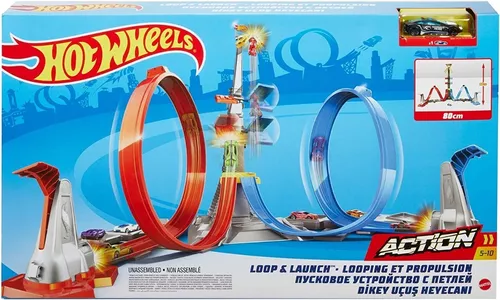 Pista de Percurso - Hot Wheels Action - Desafio da Altura - Mattel