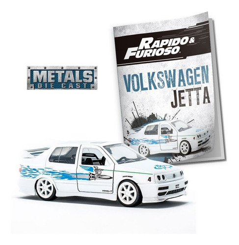 Miniatura 1995 Volkswagen Jetta | Rápido Y Furioso + Revista